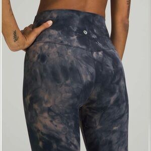 Lululemon Align High-Rise Pant 28” – Diamond Dye Lunar Rock True Navy – Size 4